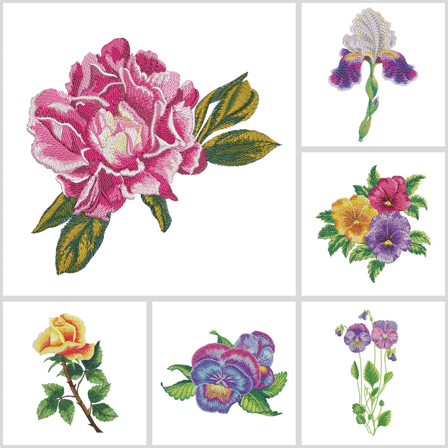 Flowers Embroidery Collection