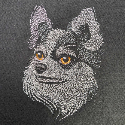 Cute Dog Embroidery Design - Dog Face Machine Embroidery Pattern - Pet Portrait Digital Embroidery File - Animal Cute Sewing Art - 6 Hoop Sizes Image 2
