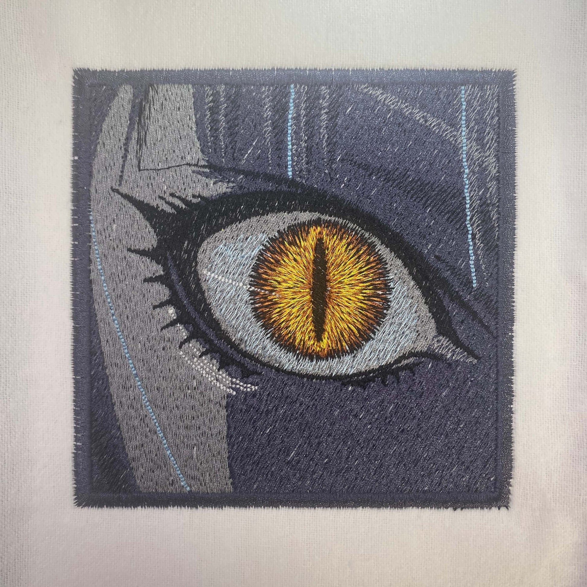 Female Anime Eye Machine Embroidery Design - Eye Digital Embroidery File - Instant Download - 2 Hoop Sizes Image 2