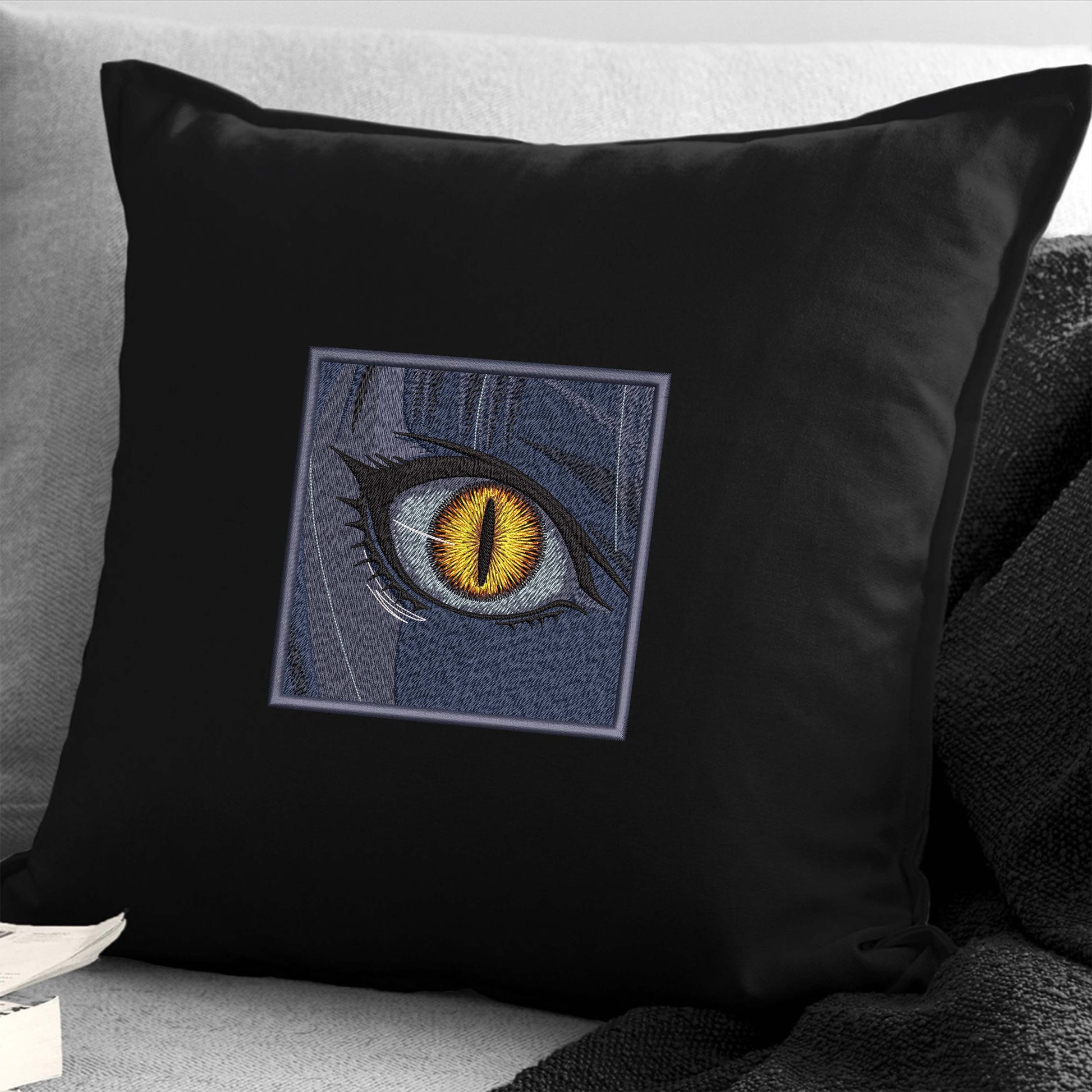 Female Anime Eye Machine Embroidery Design - Eye Digital Embroidery File - Instant Download - 2 Hoop Sizes Image 4