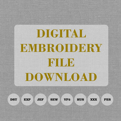 NewSakuraThreads Machine Embroidery Designs, Digital Embroidery File, Instant Download, PES, JEF, VP3, EXP, DST, HUS, SEW