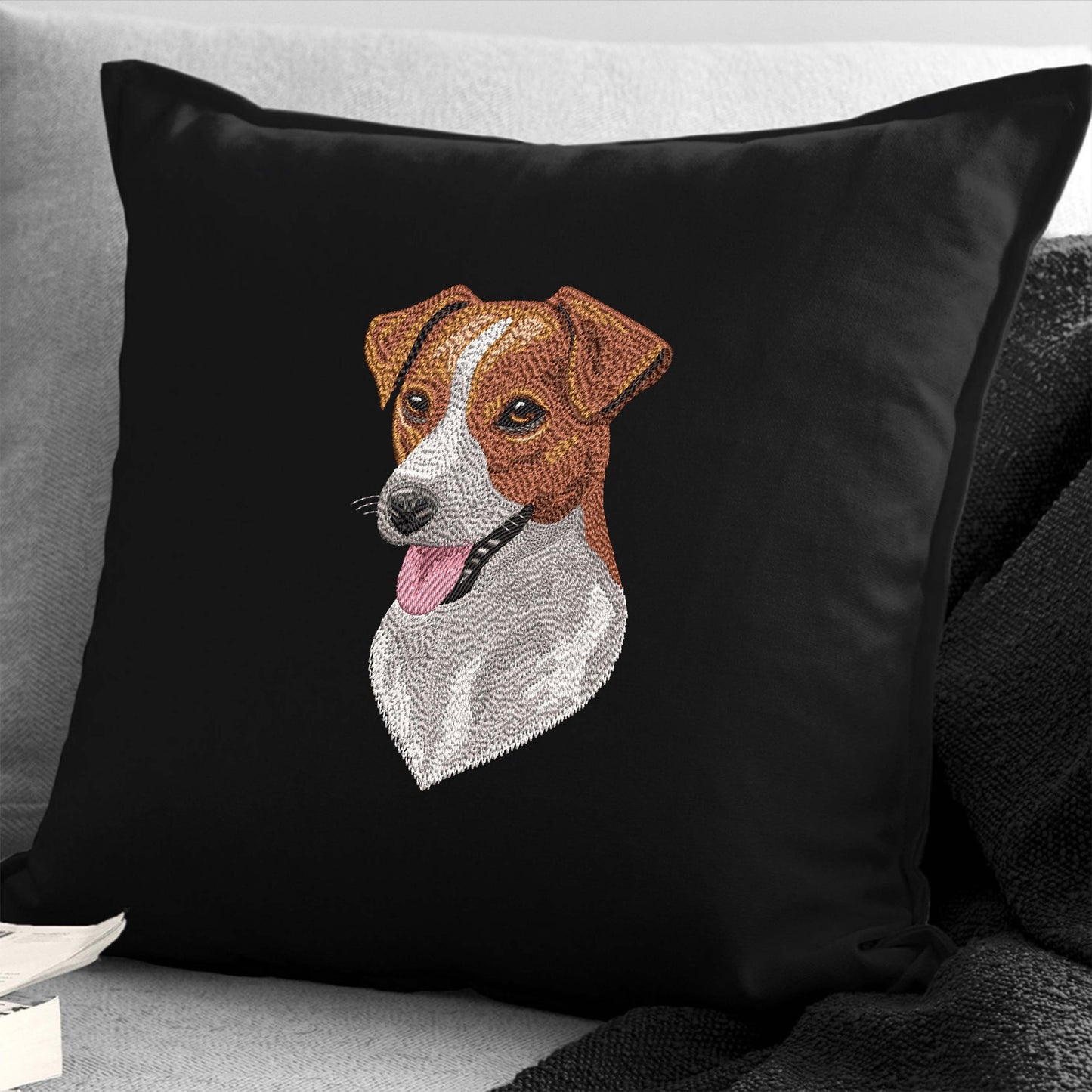 Jack Russell Terrier Dog Machine Embroidery Design - Pet Digital Embroidery File - Animal Sewing Pattern - Instant Download - 2 Hoop Sizes Image 6