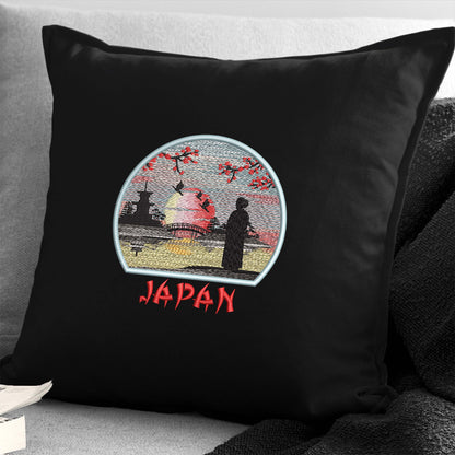 Stunning Pagoda in Japan Machine Embroidery Design - Beauty of Japanese Nature Digital Embroidery File - Instant Download - 1 Hoop Size Image 4